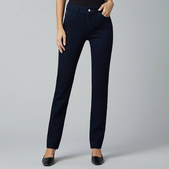 NWT DL1961 Coco Straight Leg Mid Rise Denim Jeans Size 27